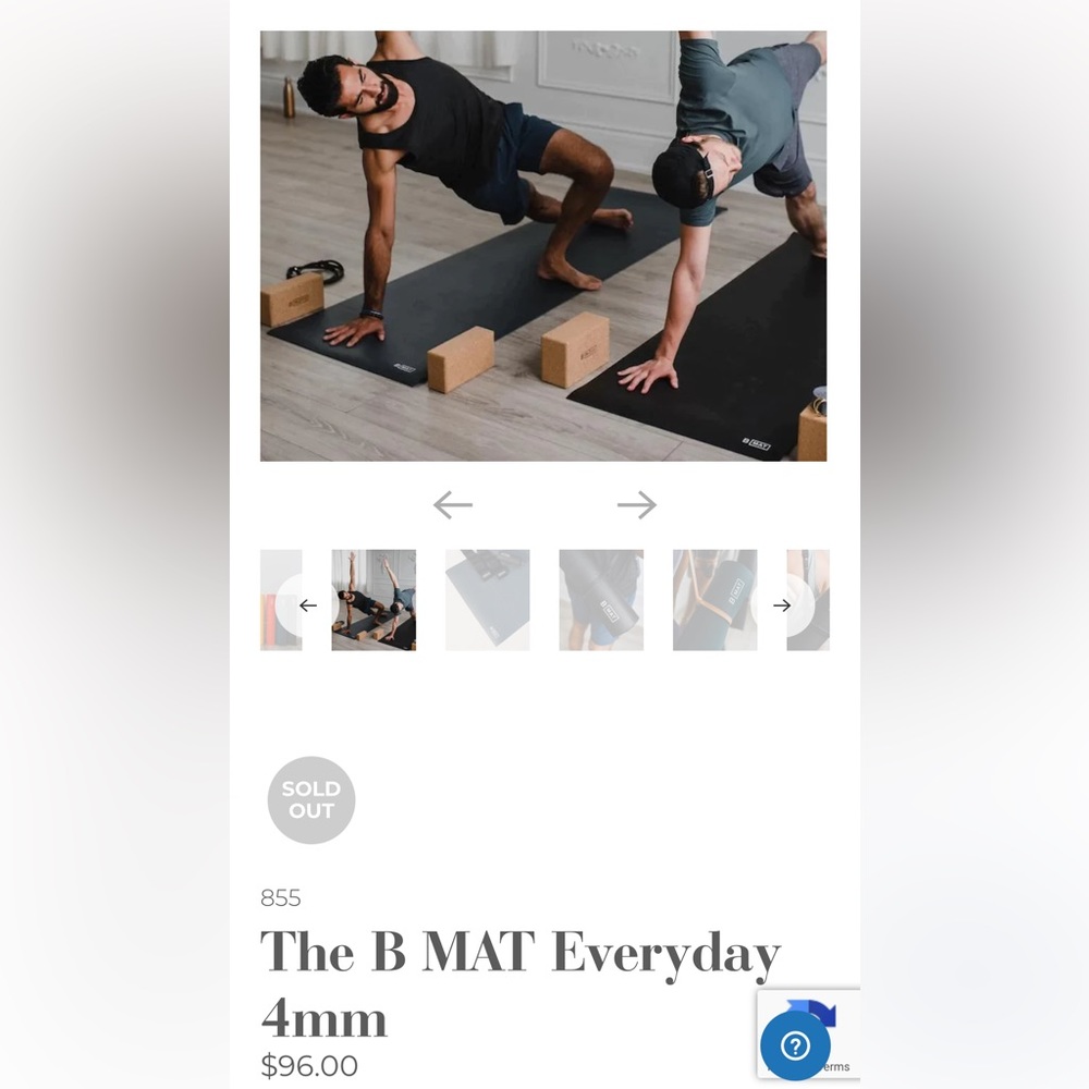 B Mat Everyday Yoga Mat